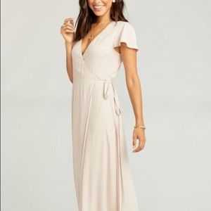 Show Me Your MuMu Dresses - Show Me the Ring Crisp Mumu Wrap Bridesmaid Dress Show Me Your MuMu Dresses - Show Me the Ring Crisp Mumu Wrap Bridesmaid Dress